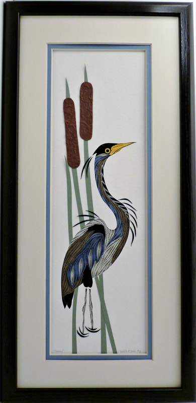 Quilled Heron