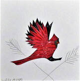 Quilled Cardinal